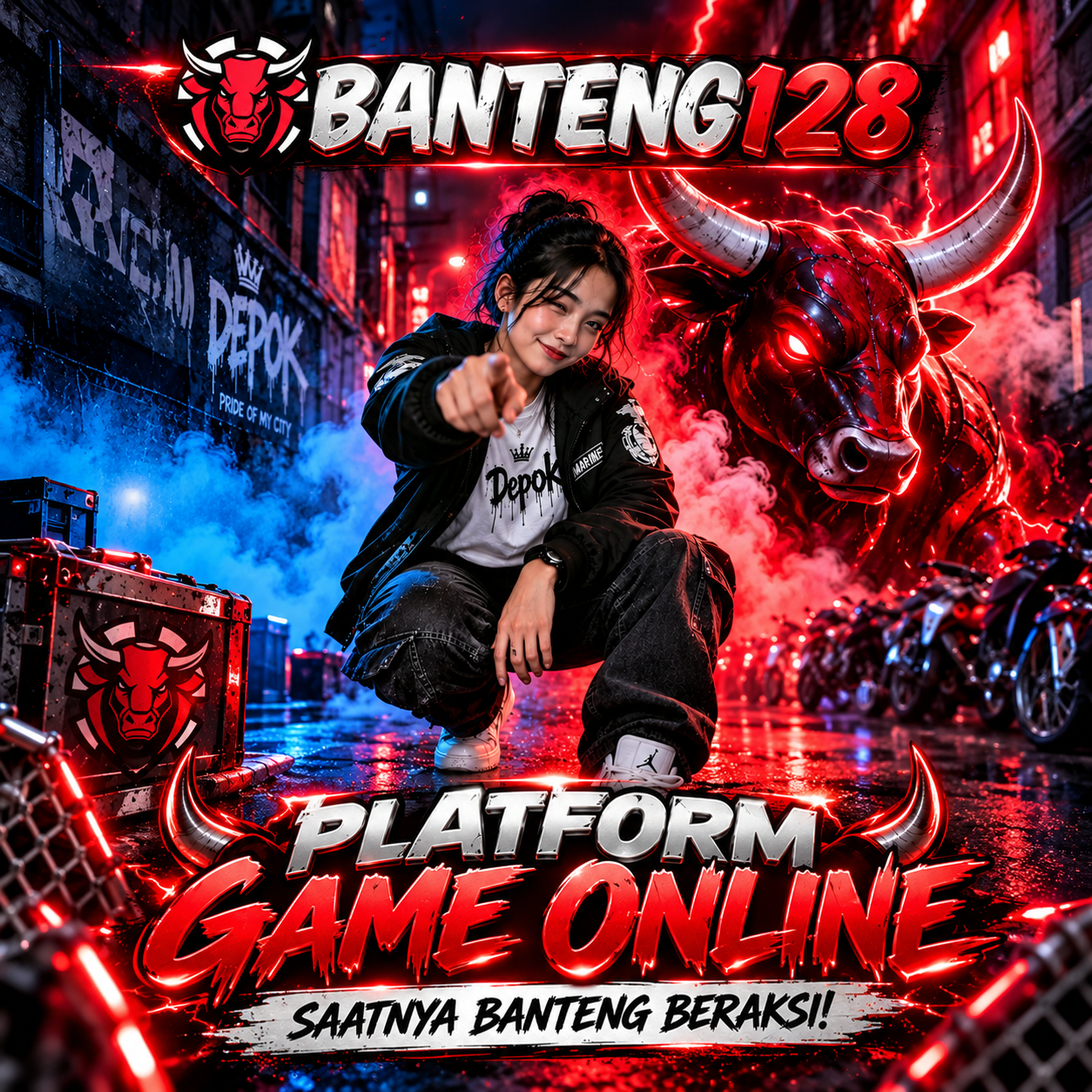 BANTENG128 -> Platform Game Online, Saatnya Banteng Beraksi